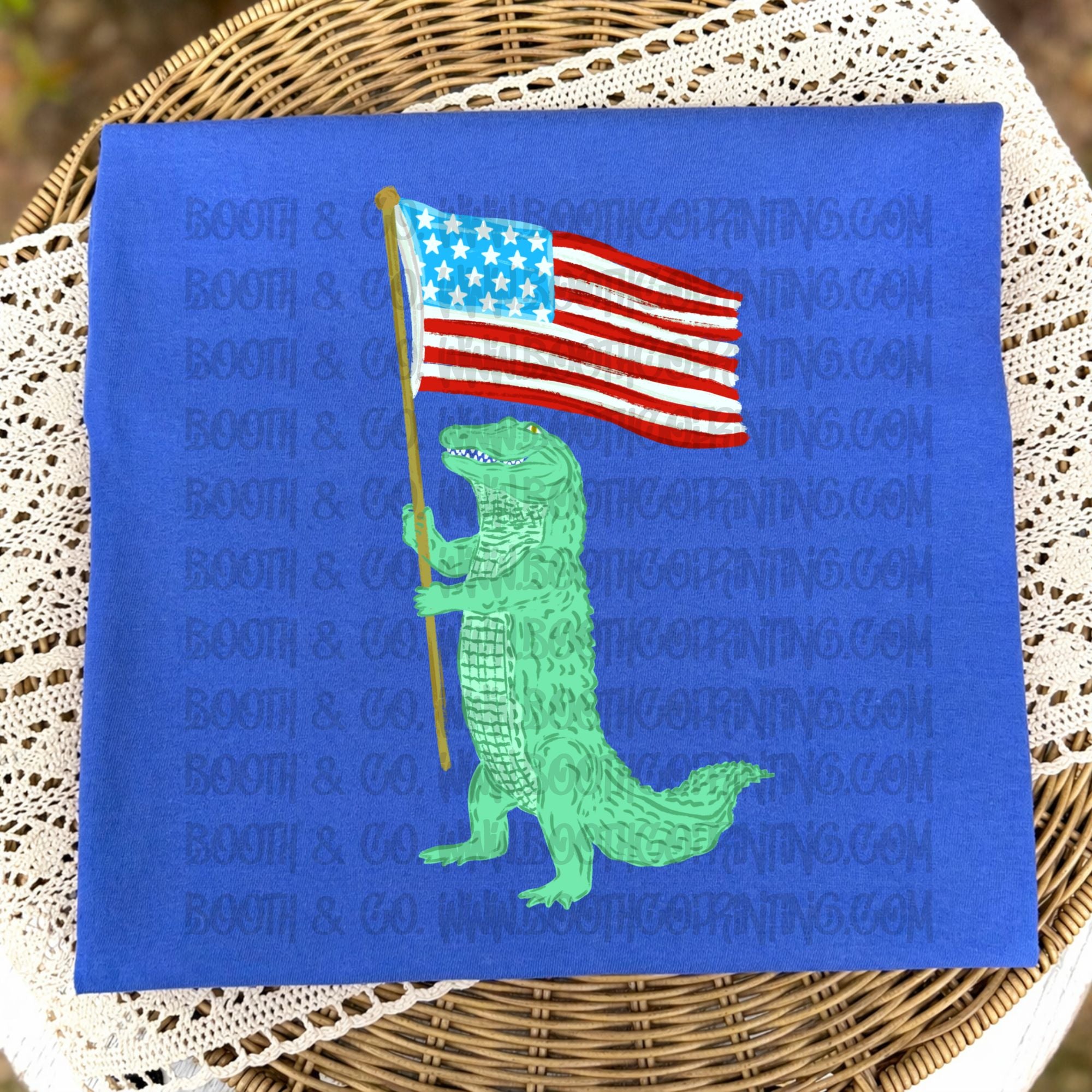 USA Gator Stripe Pocket