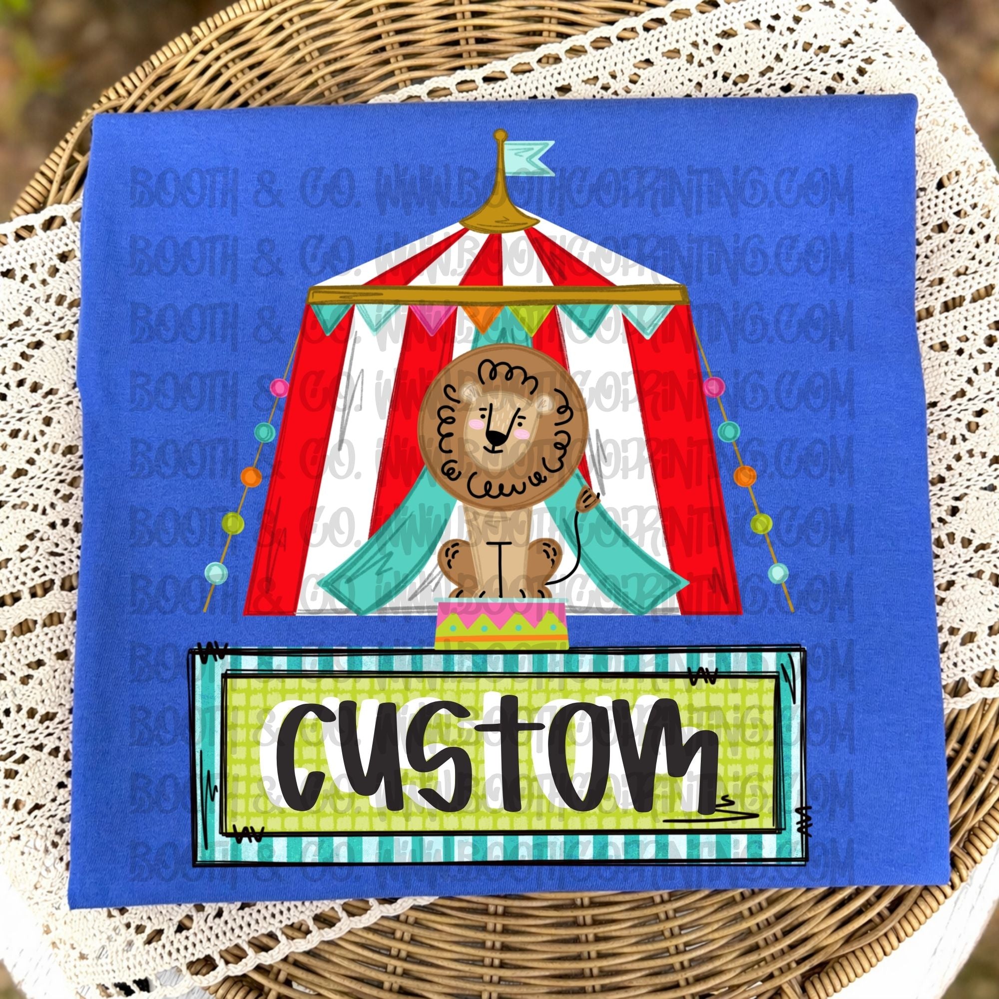 Circus Name Plate