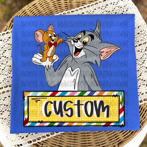 Tom and Jerry Name Plate