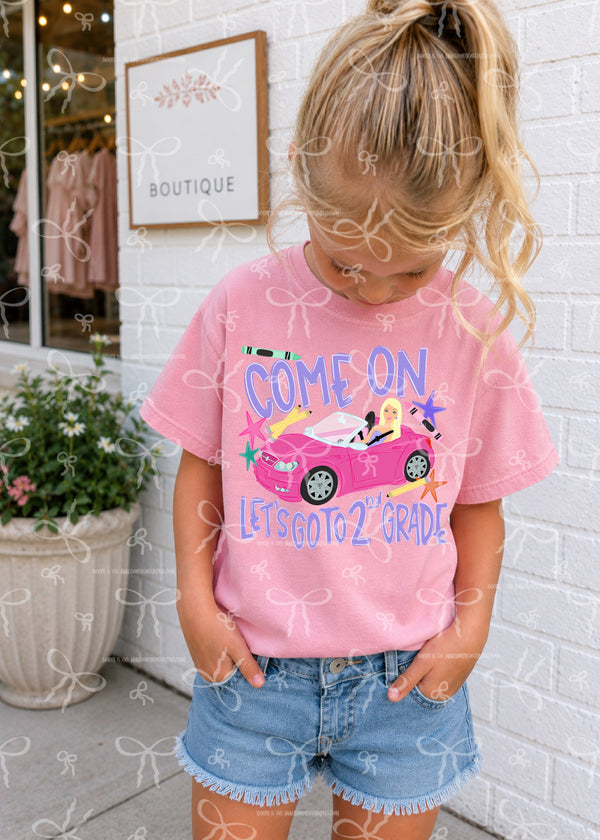 Come On Let’s Go to 2nd Grade - Blonde Hair Barbie