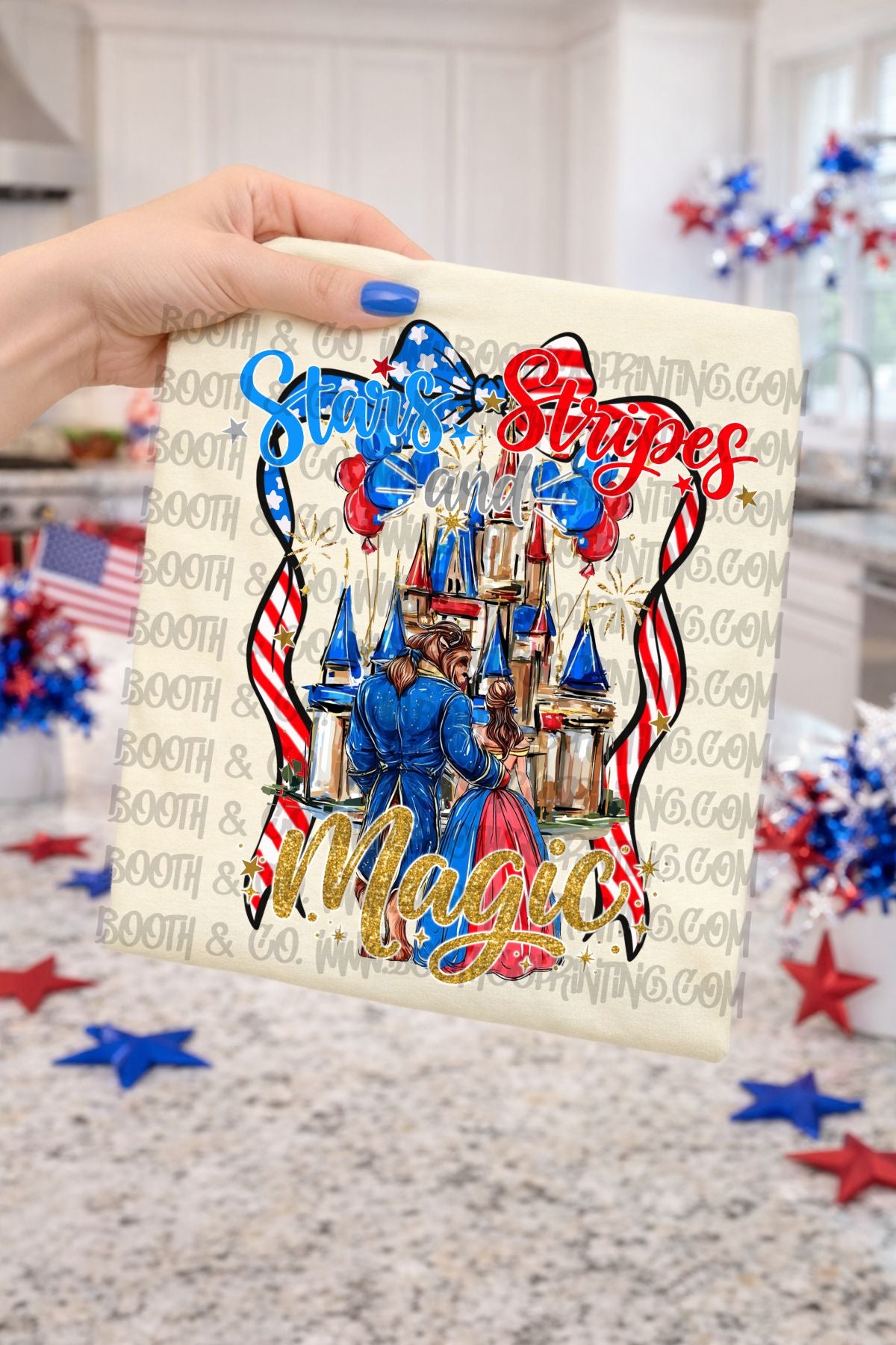 Stars and Stripes Magic-Beauty and the Beast