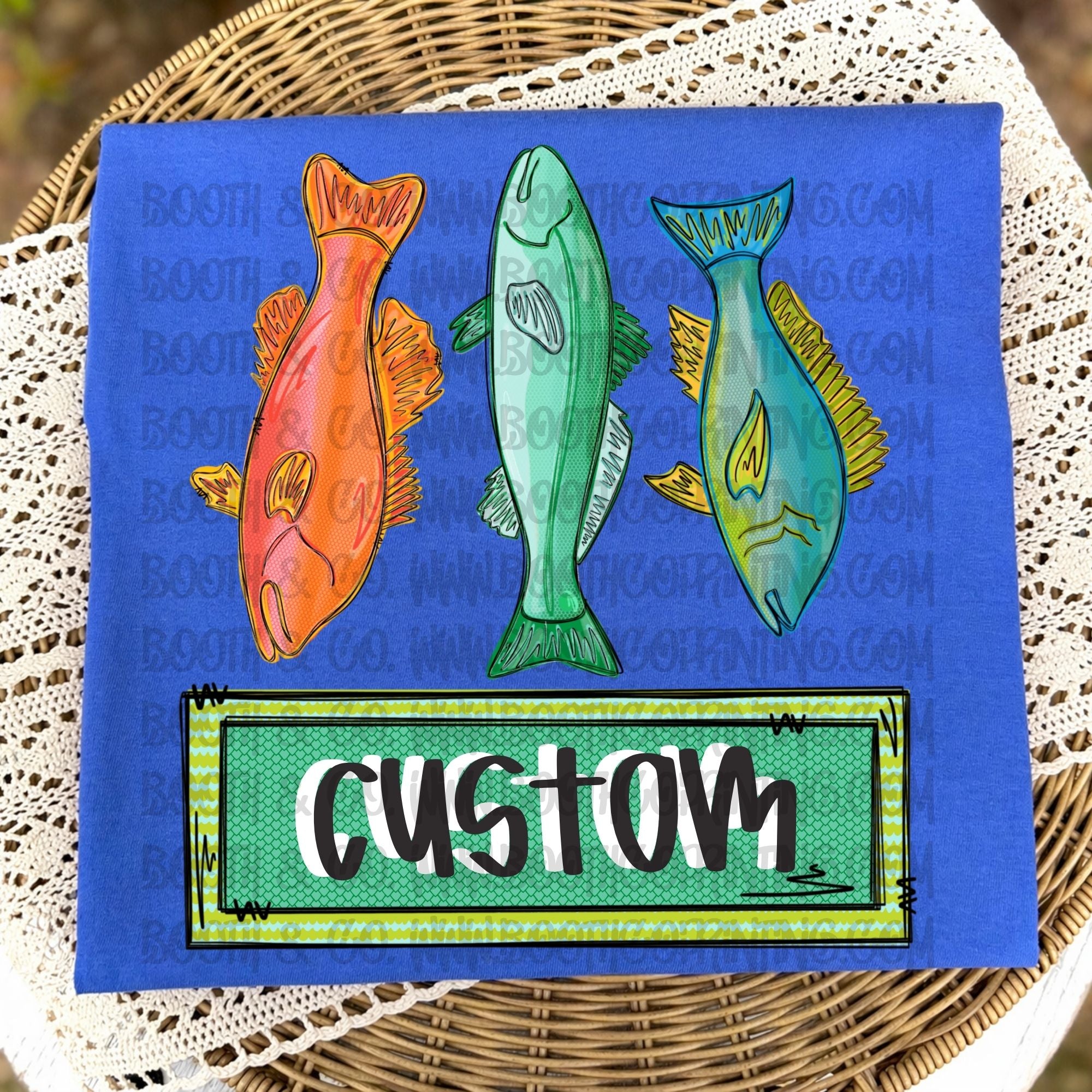 Trout (Orange) Name Plate