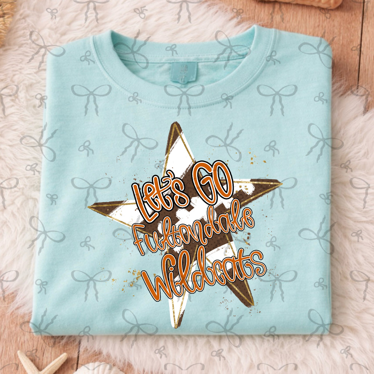 Football Splatter Star- Let’s Go Fultondale Wildcats