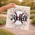 Splatter Baseball- Rockets Maroon Seams