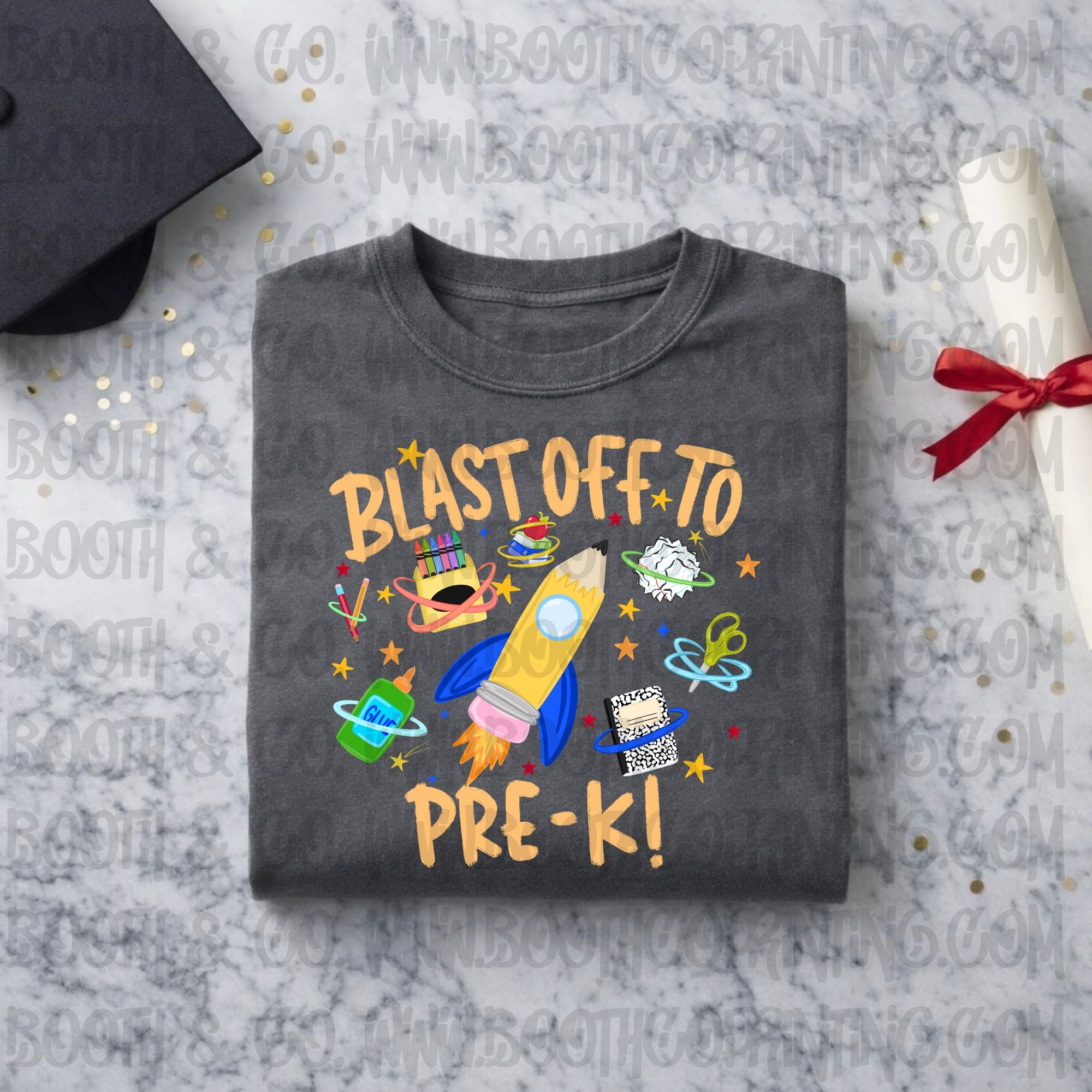 Blast Off To Pre-K! (Blue)