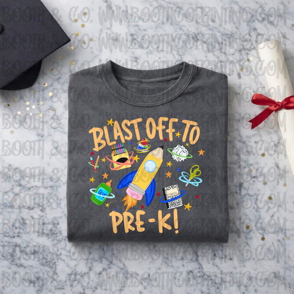Blast Off To Pre-K! (Blue)
