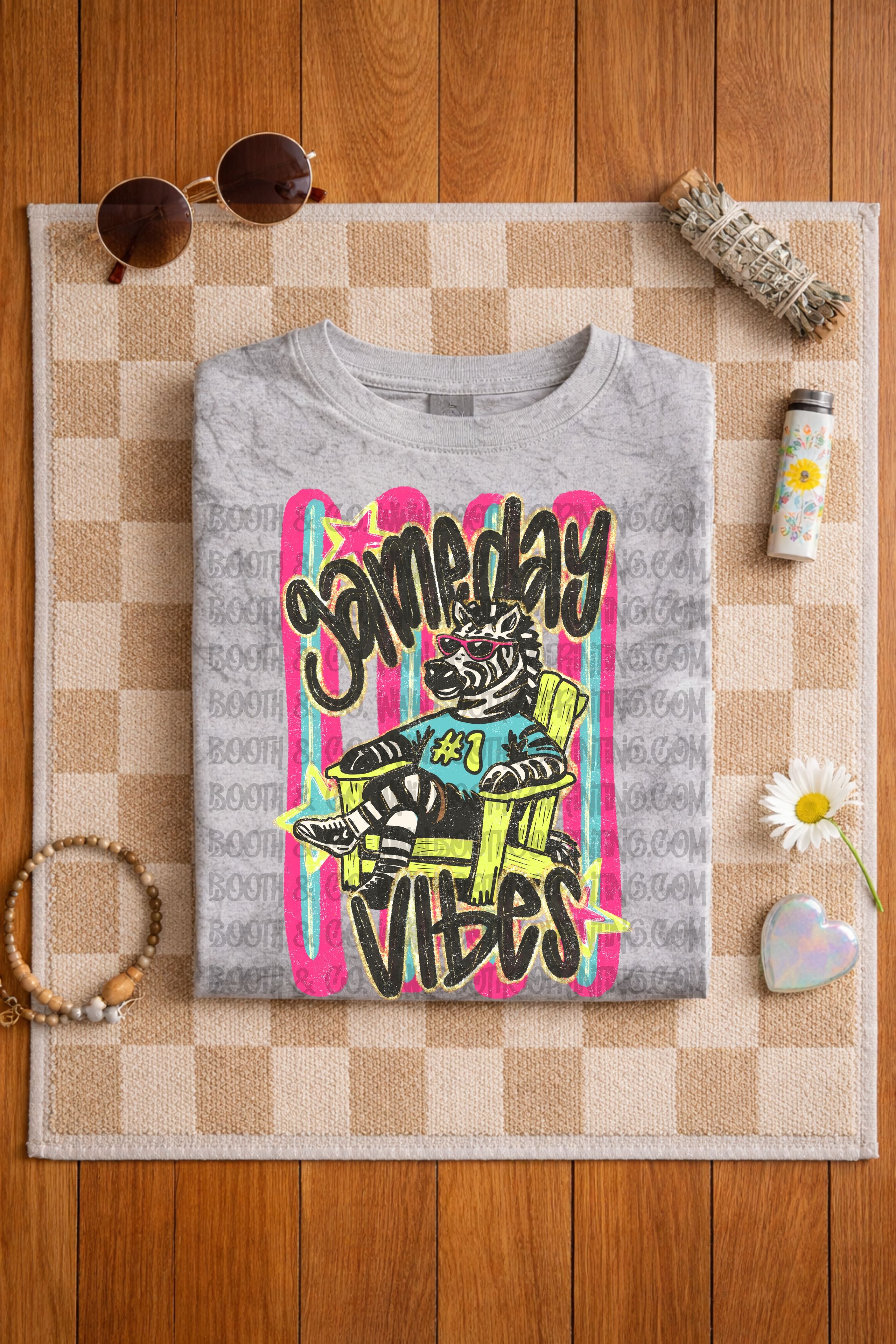 Game Day Vibes-Zebras