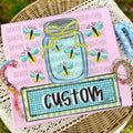 Fireflies With Bow Name Plate