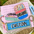 Sardines Name Plate (Pink)