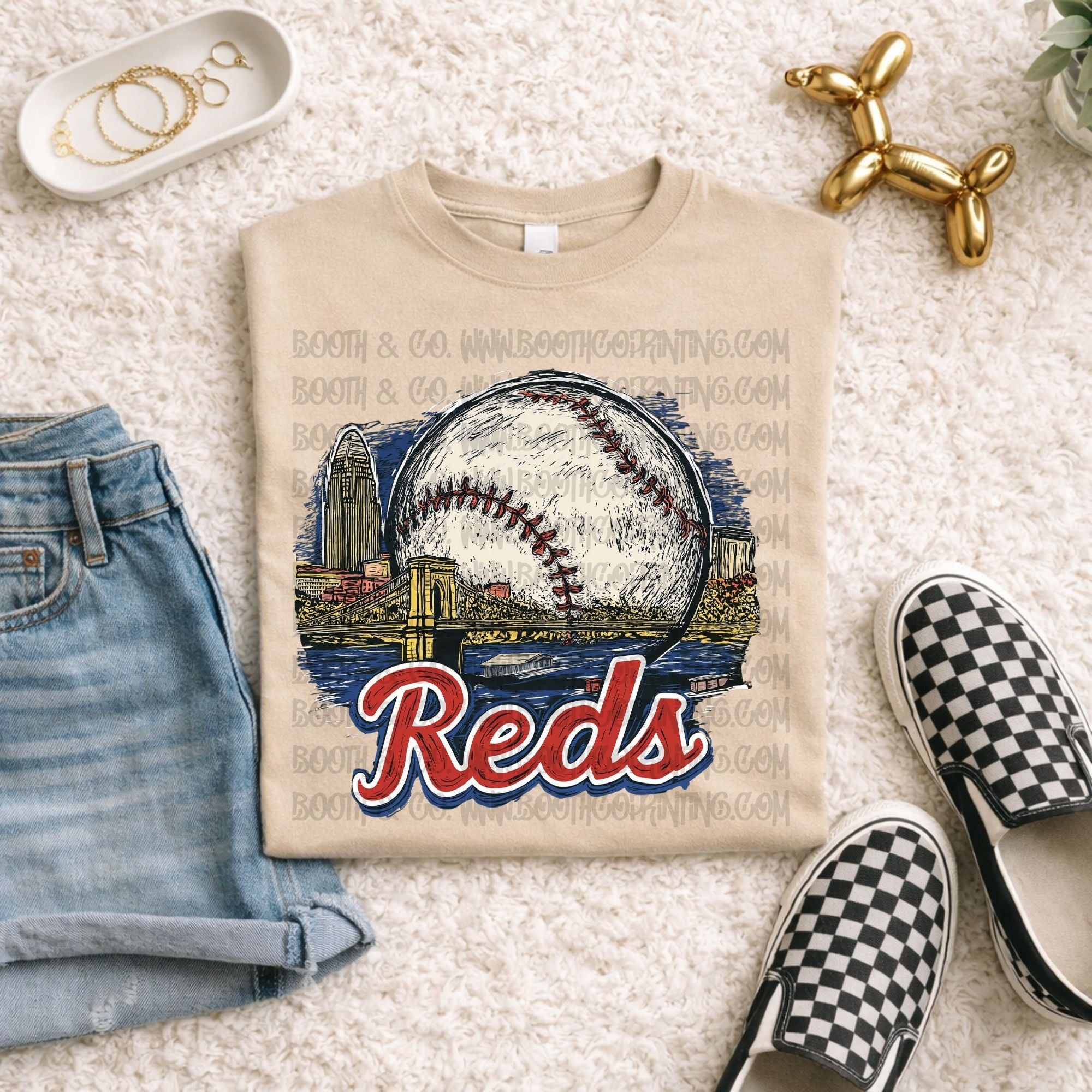 Hometown Sketched-Reds