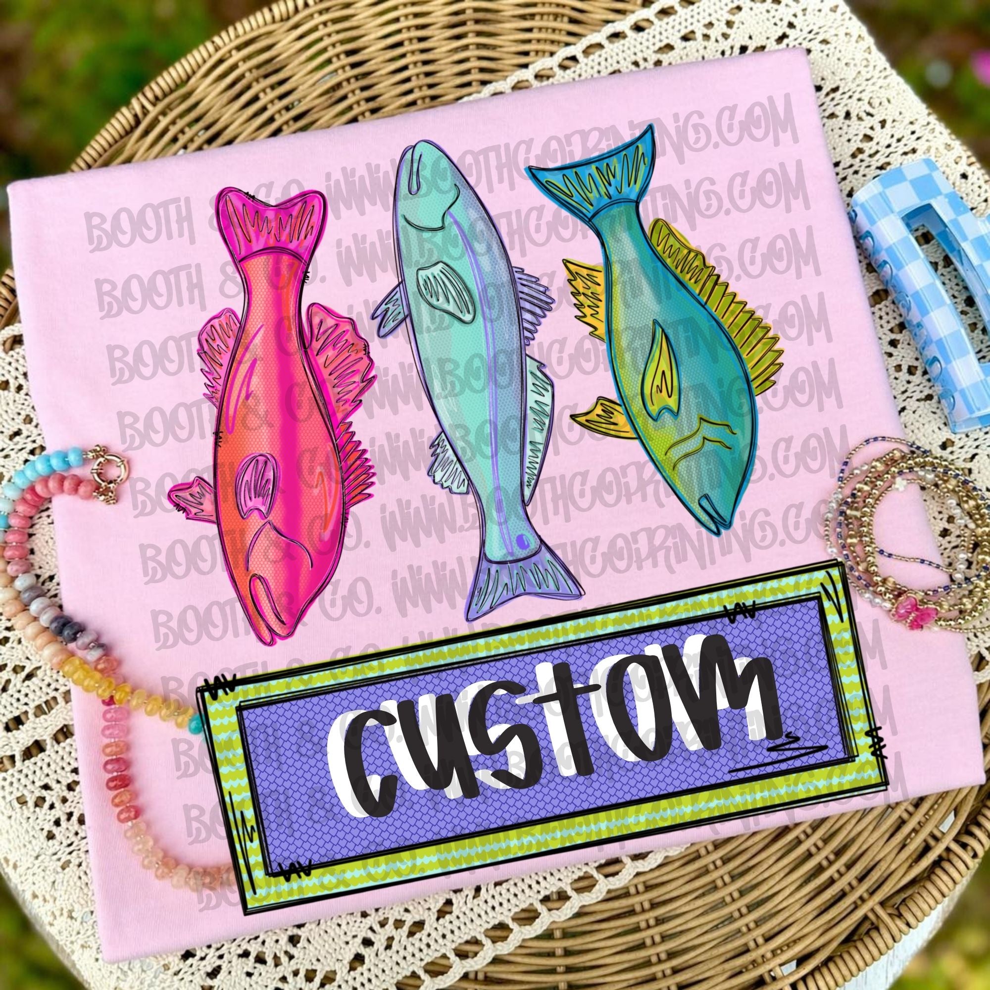 Trout (Pink) Name Plate
