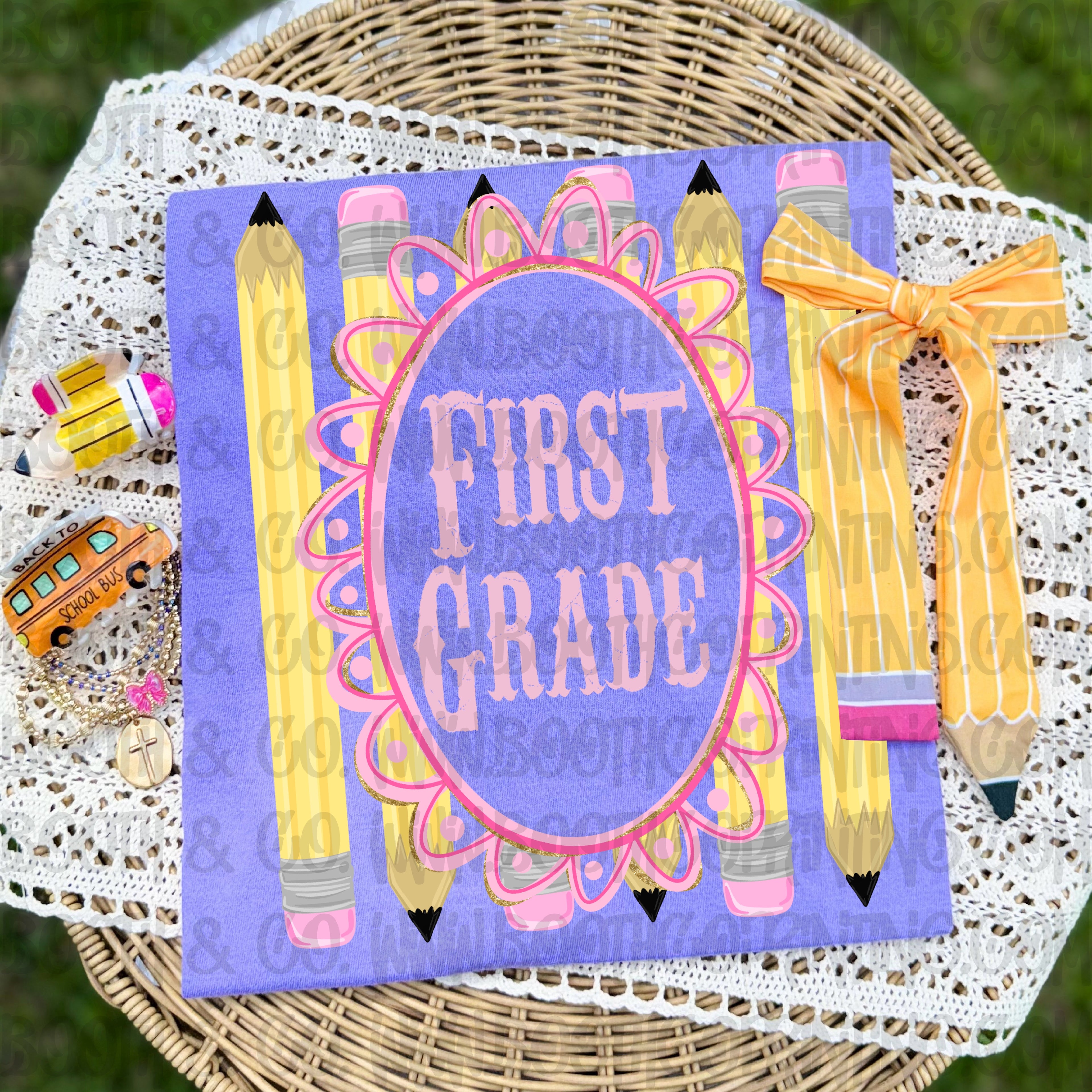 Pencil Grade Frames- First Grade