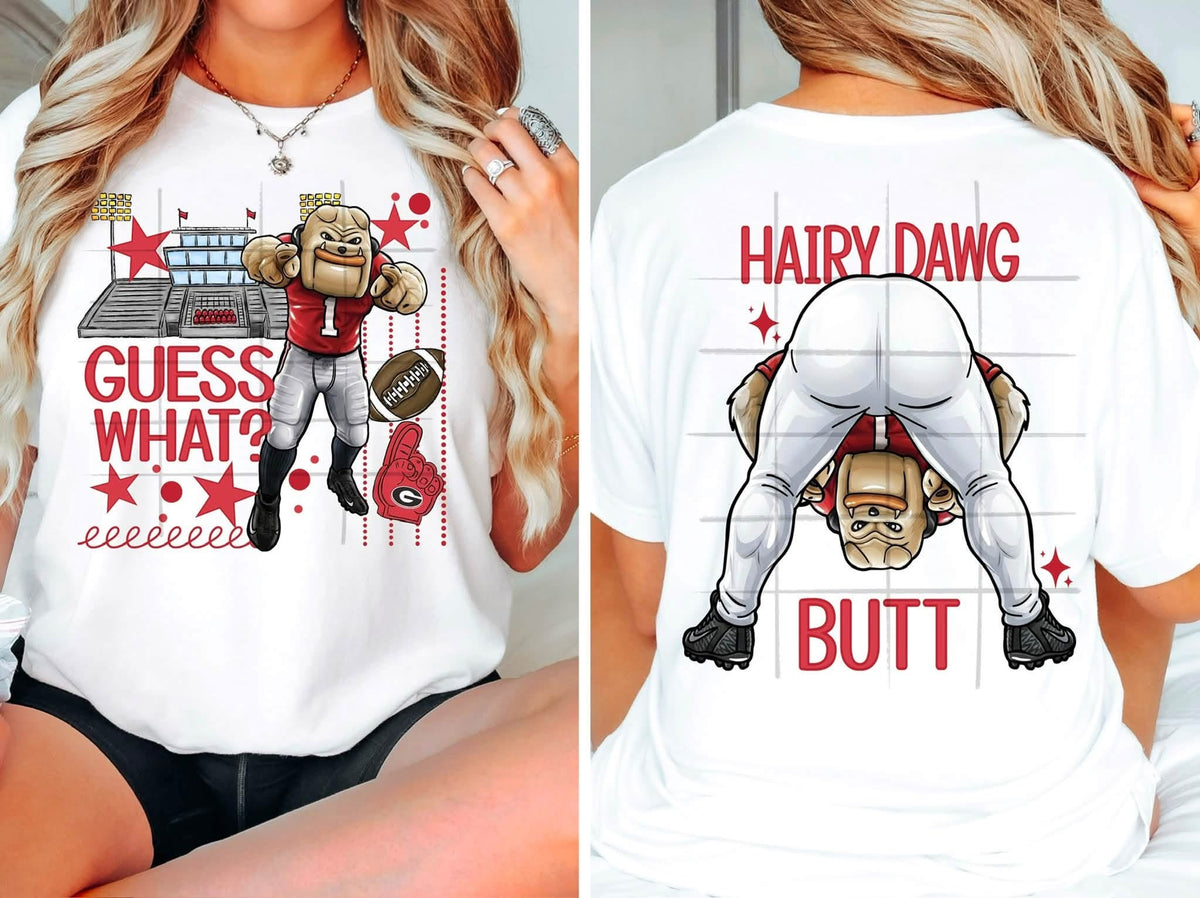 Guess What... Hairy Dawg Butt!! (Back)