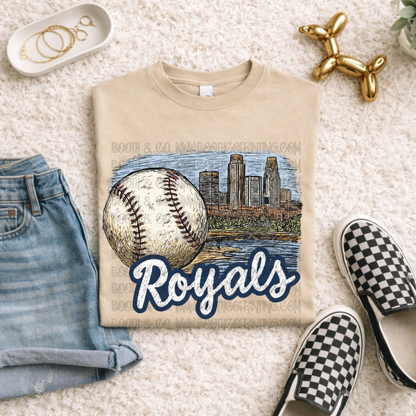 Hometown Sketched-Royals