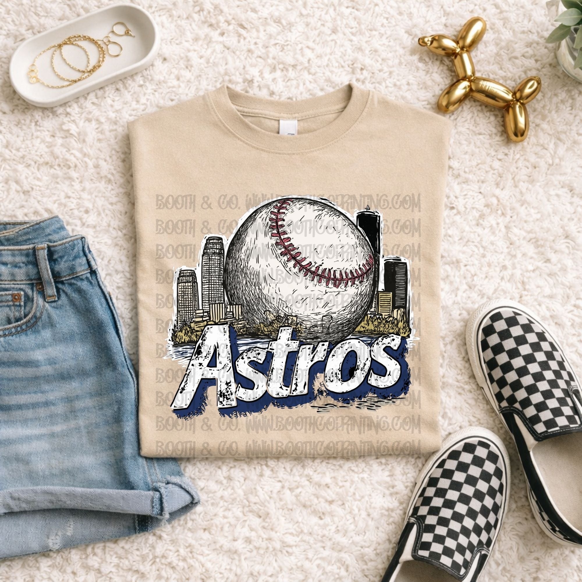 Hometown Sketched-Astros