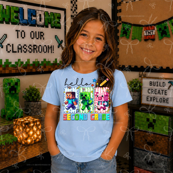 Hello, Second Grade- Minecraft