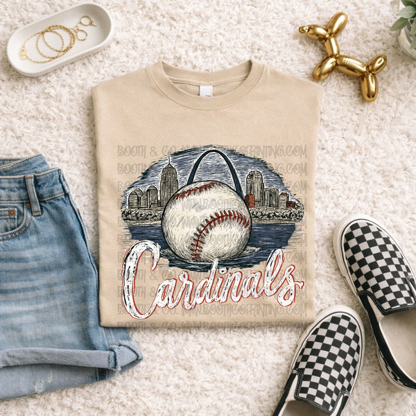 Hometown Sketched-Cardinals