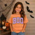 Curved Lace Boo No Bow- purple and green