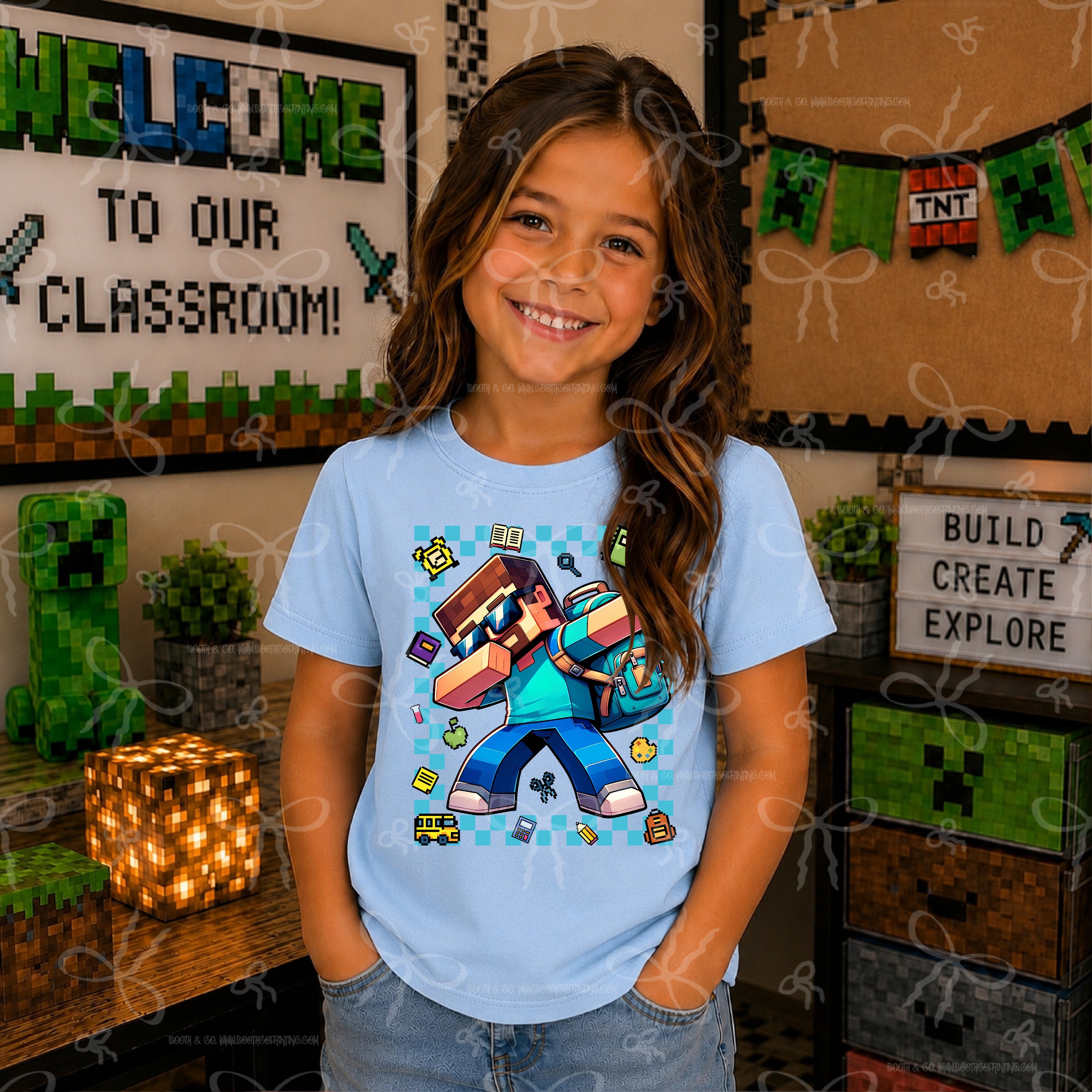 Minecraft Steve Dabs For School