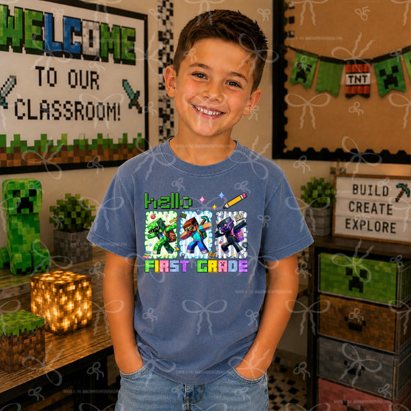 Hello, First Grade - Minecraft