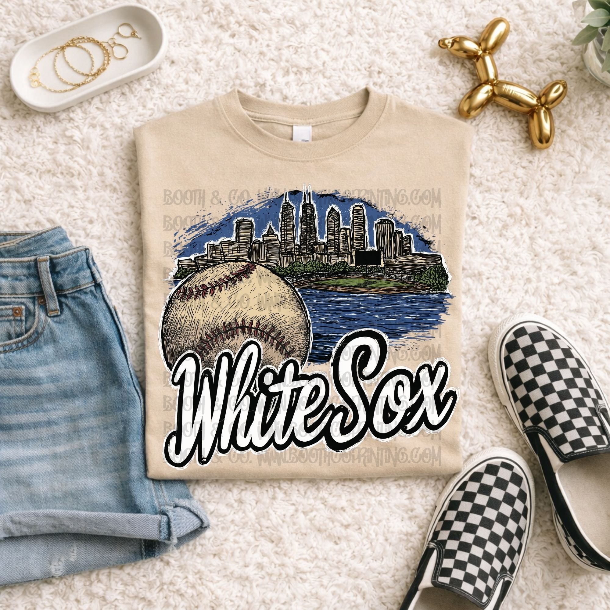 Hometown Sketched-White Sox