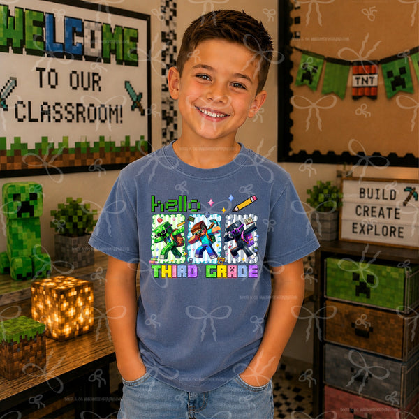 Hello, Third Grade - Minecraft
