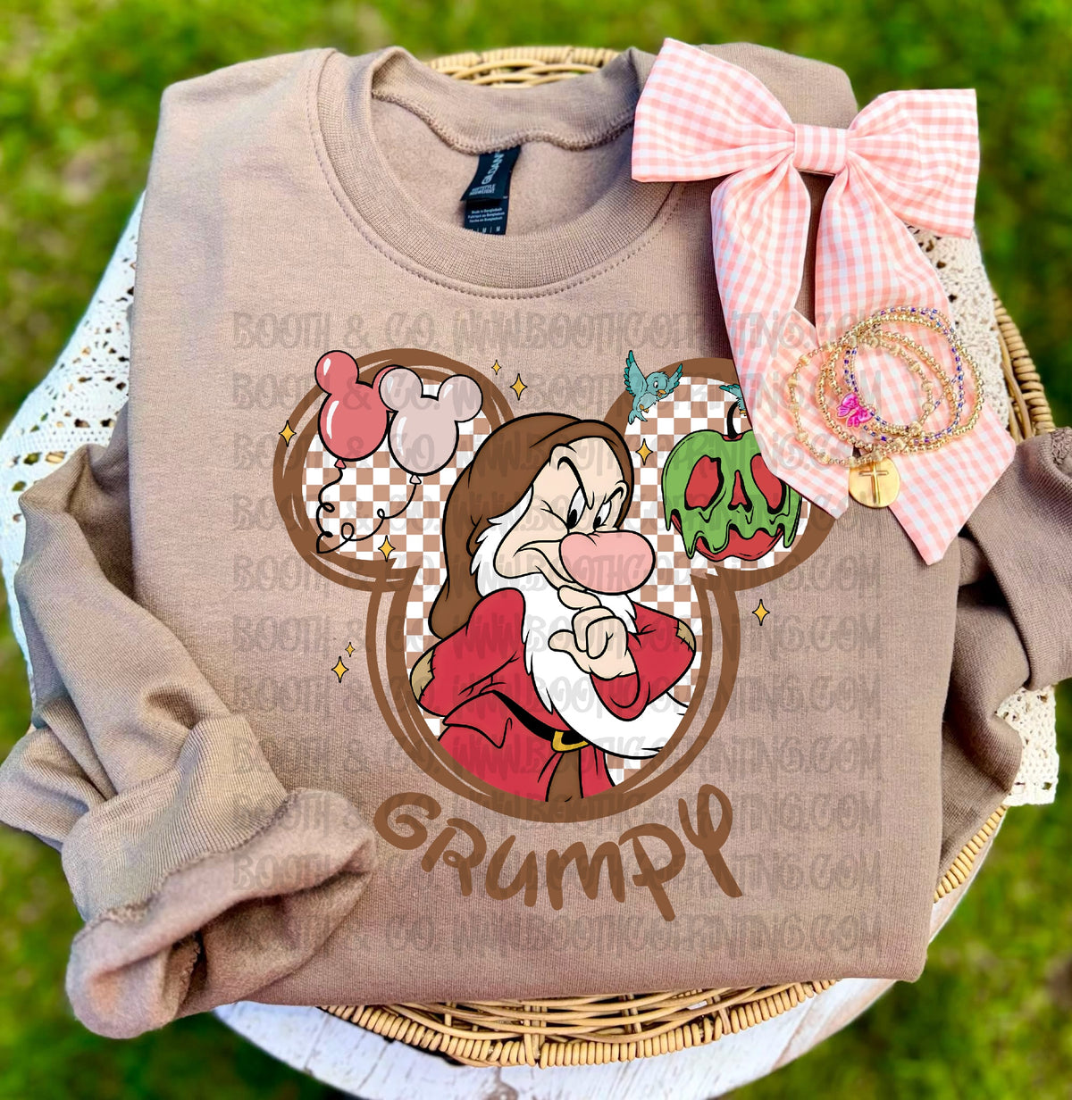 Snow White and The Seven Dwarfs Mickey Head- Grumpy