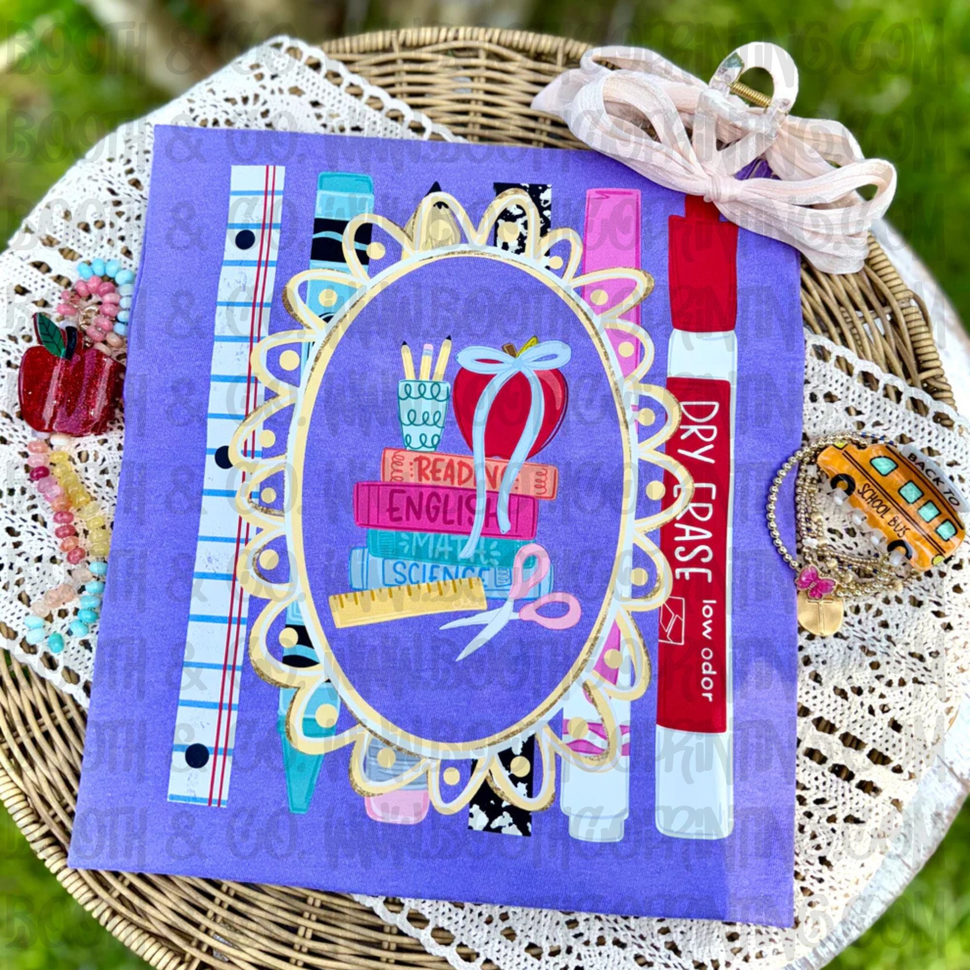 School Books Frame