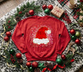 Painted Santa Hat Splatter - Blank