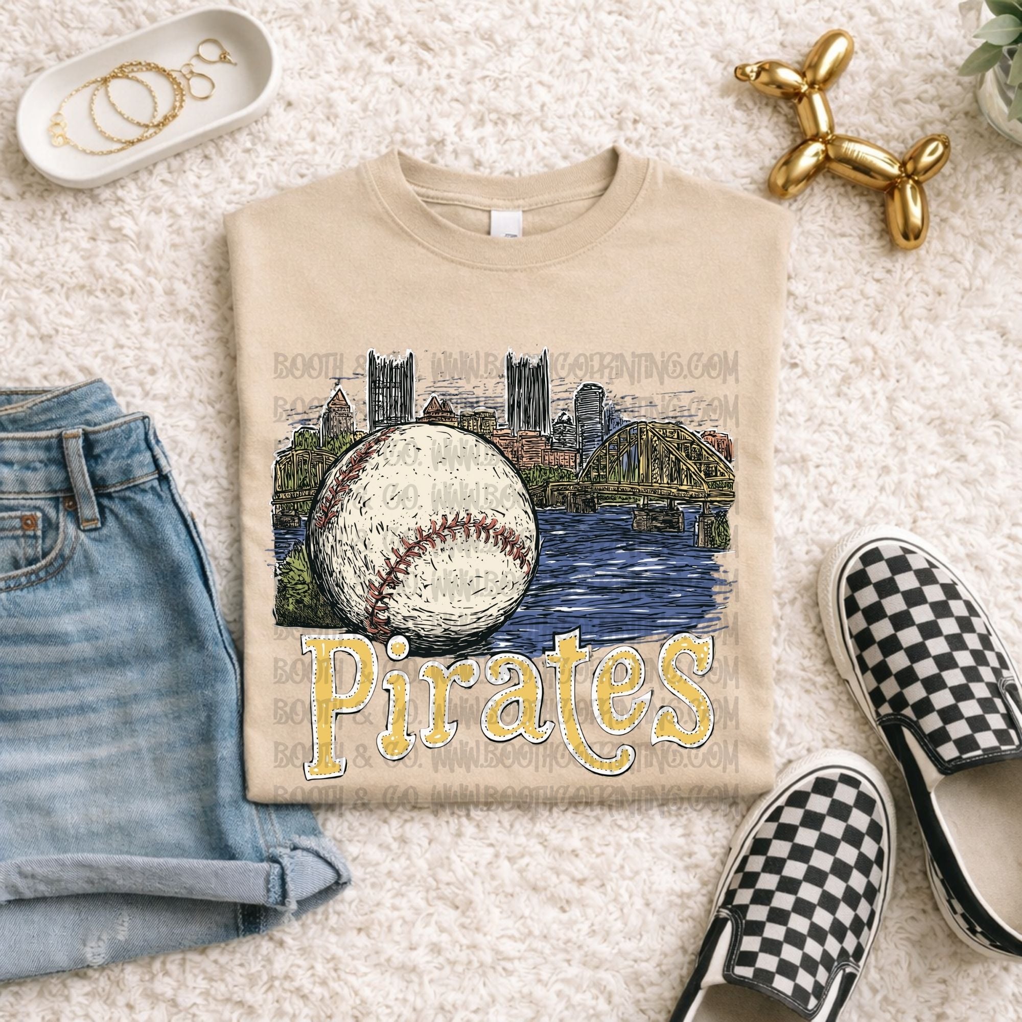 Hometown Sketched-Pirates