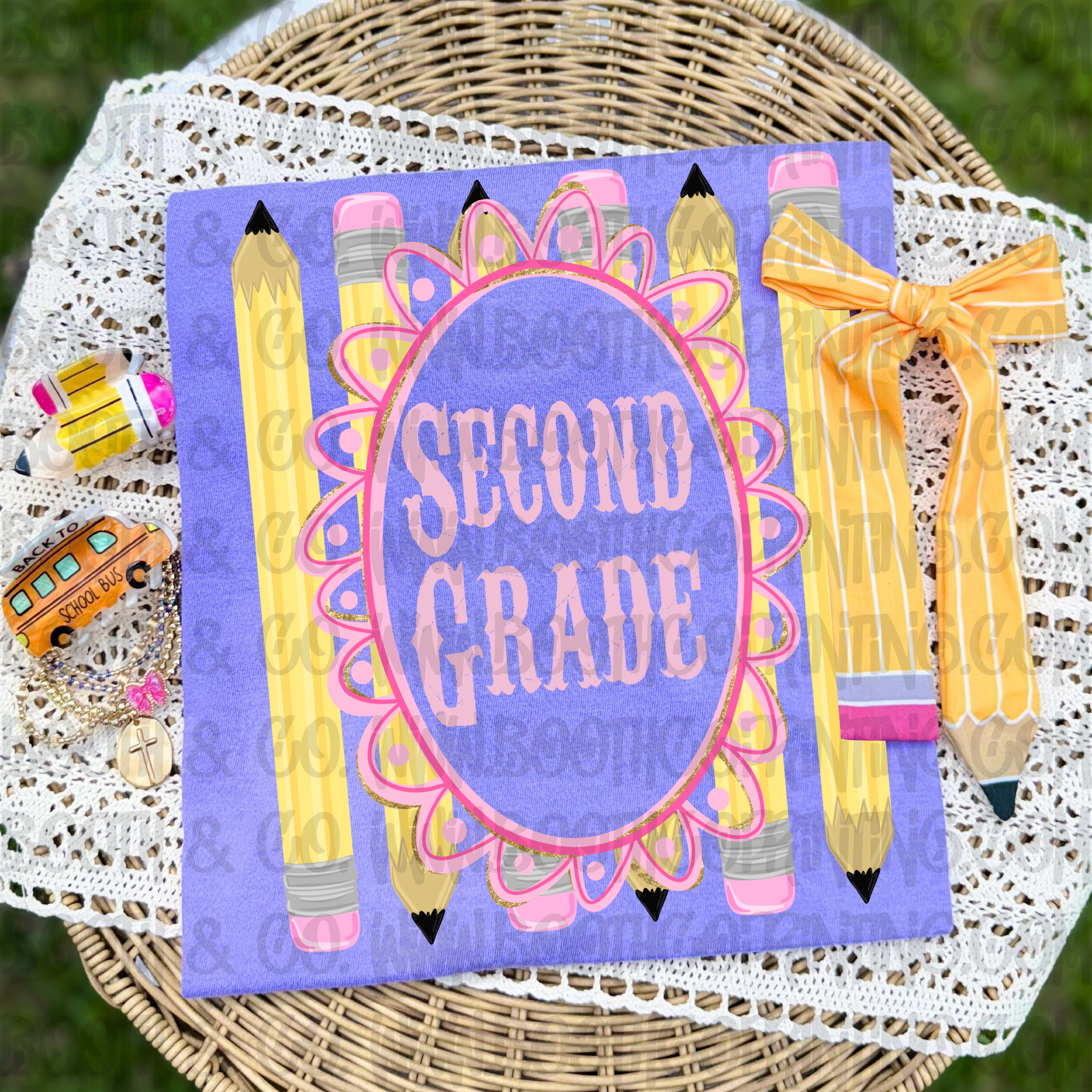 Pencil Grade Frames- Second Grade