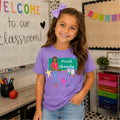 Barbie Chalkboard Grades- Black Hair Barbie- First Grade