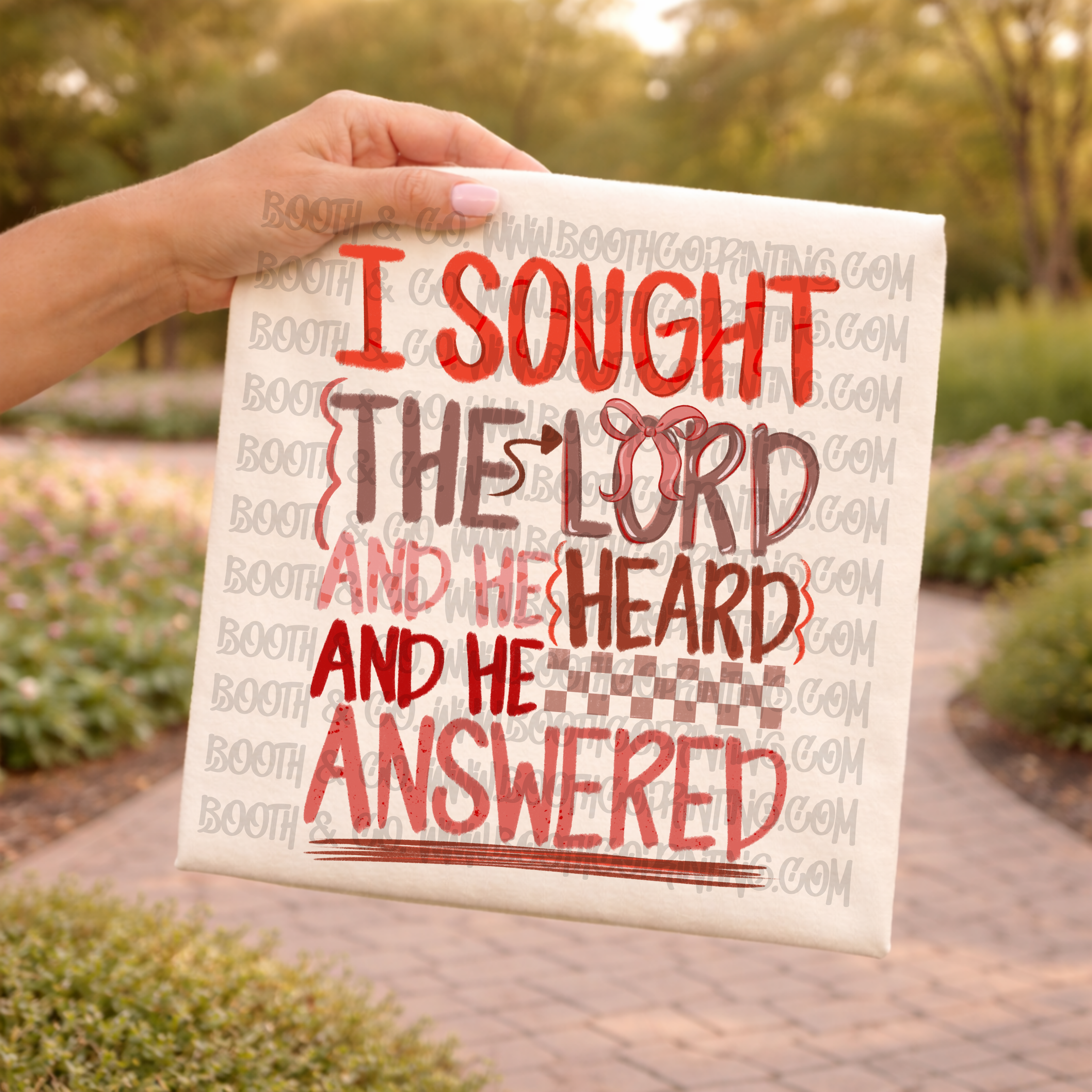 I sought the Lord