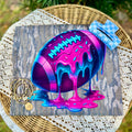 Football Drip- Pink and Blue