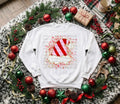 Painted Striped Santa Hat Splatter - Blank