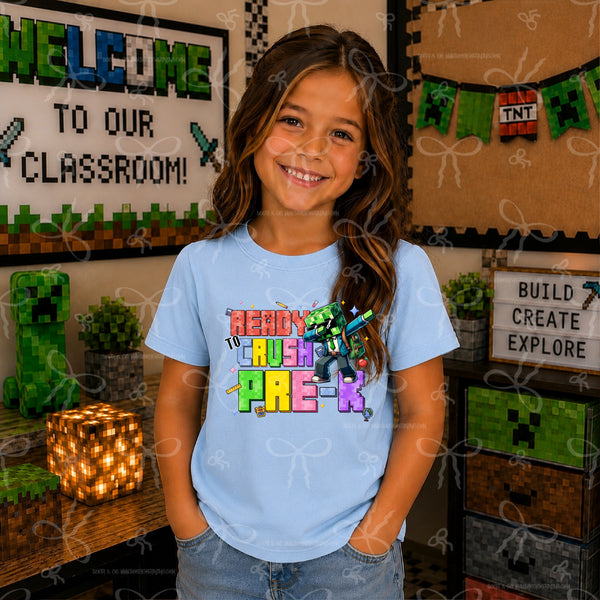 Ready to CRUSH Pre-K- Minecraft