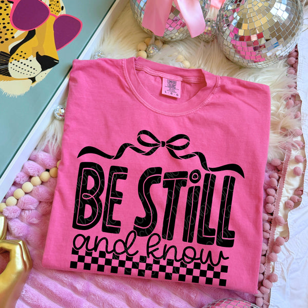 Be Still and know (black)