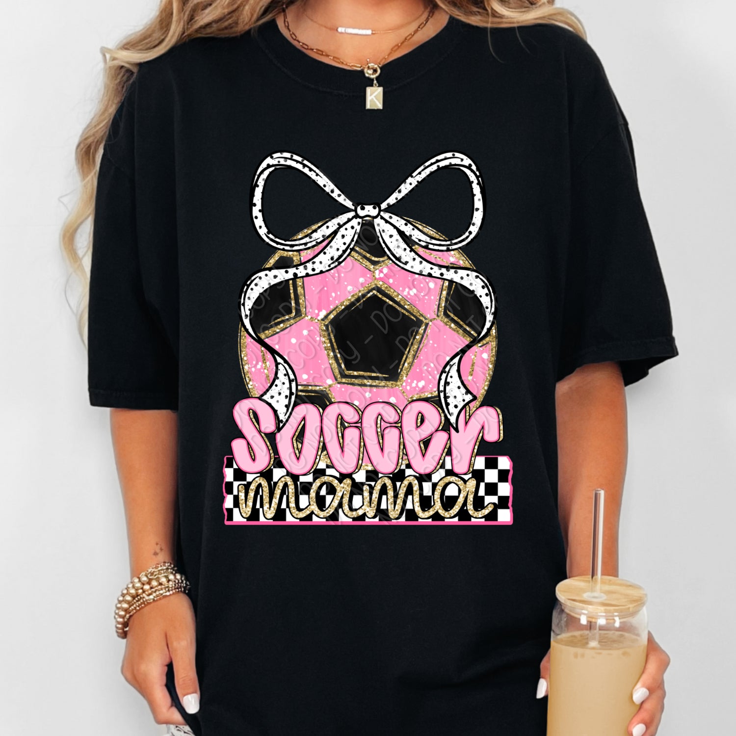 Soccer Mama with Bow