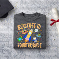 Blast Off To Fourth Grade! (Blue)