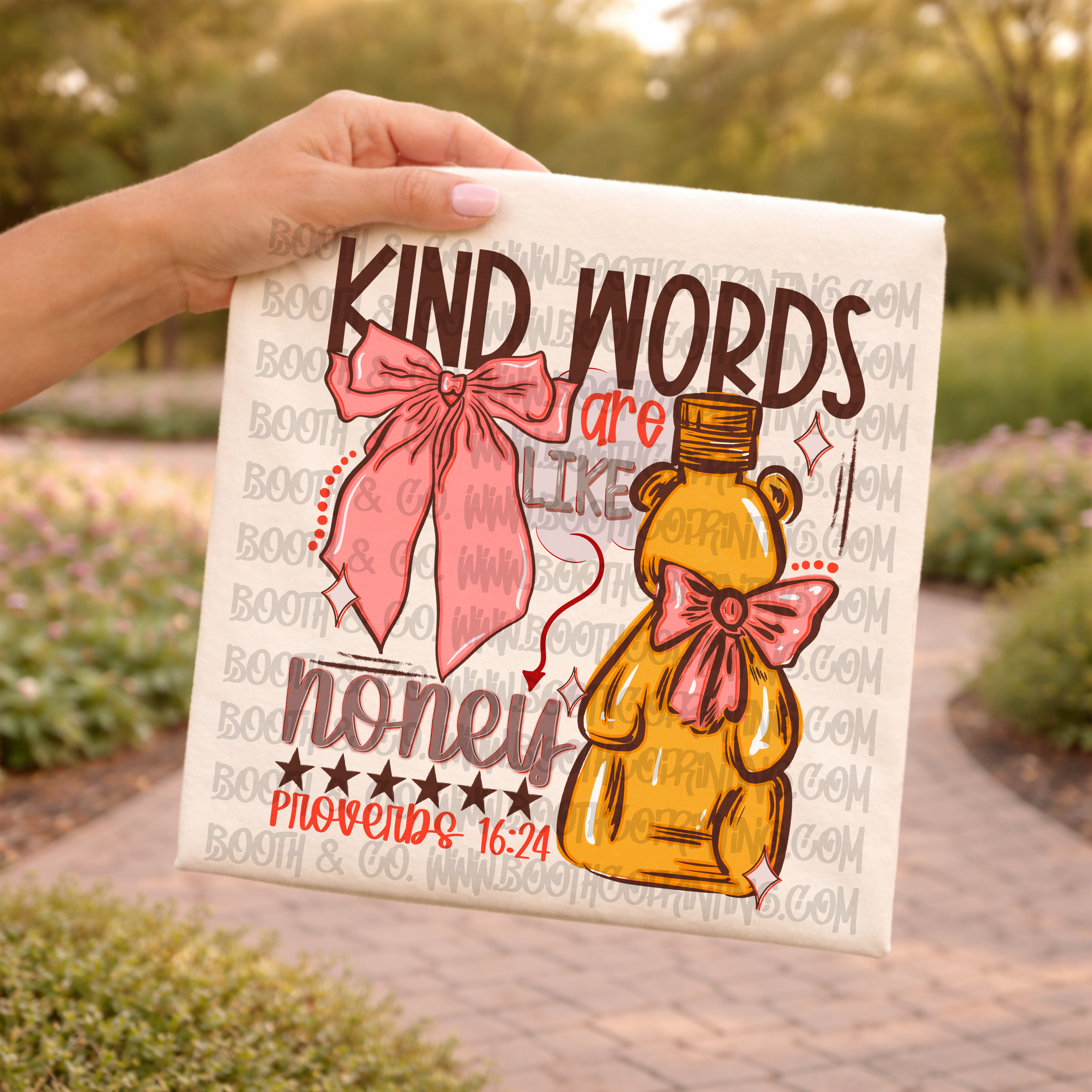 Kind words are like honey