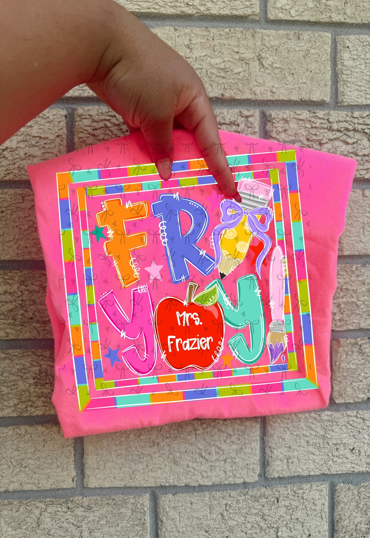 Friyay Apple- Custom Wording