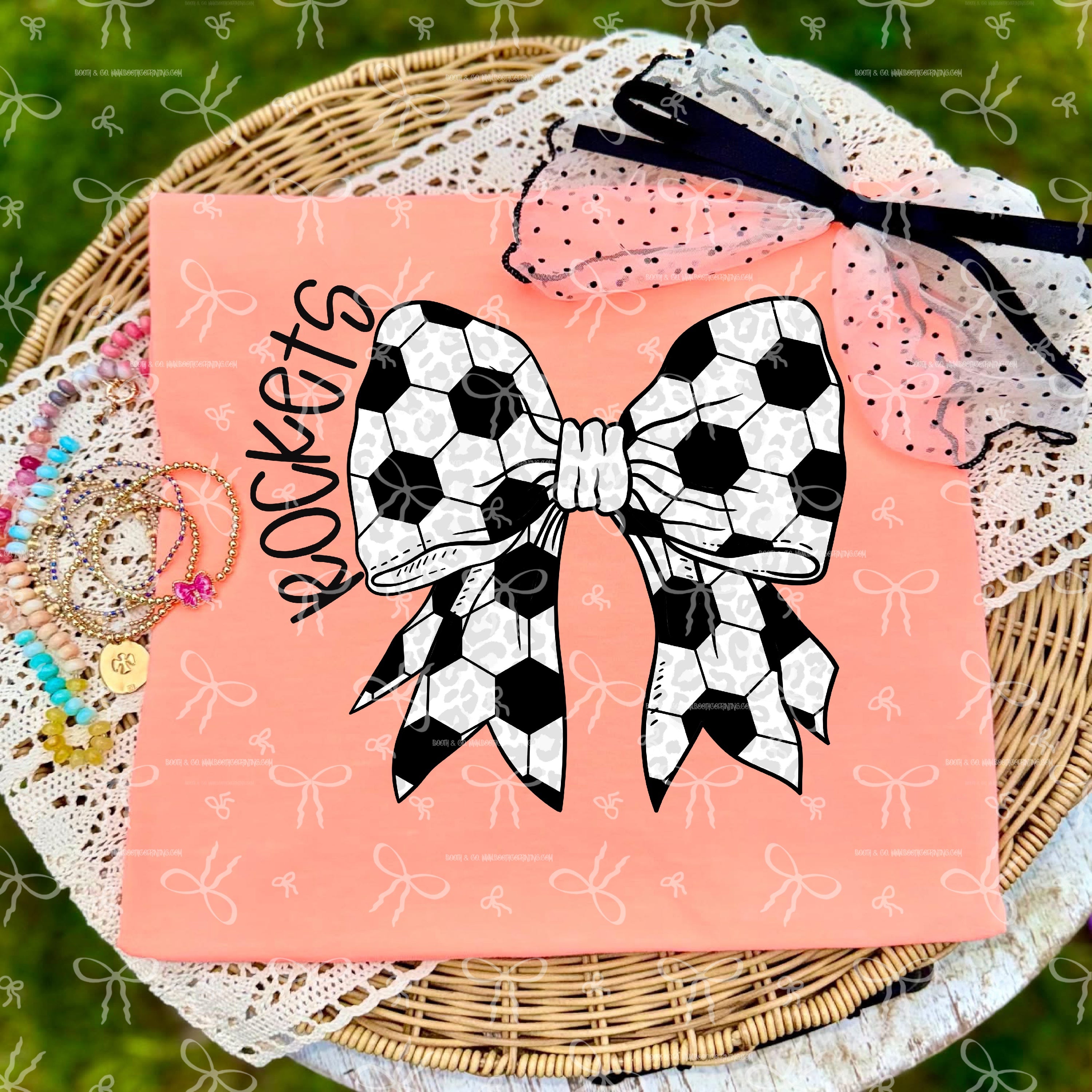 Soccer Bow- Rockets