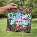 Stars and Stripes, Hallelujah (light blue floral)