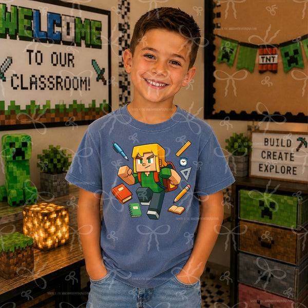 Minecraft Alex Is Ready For School