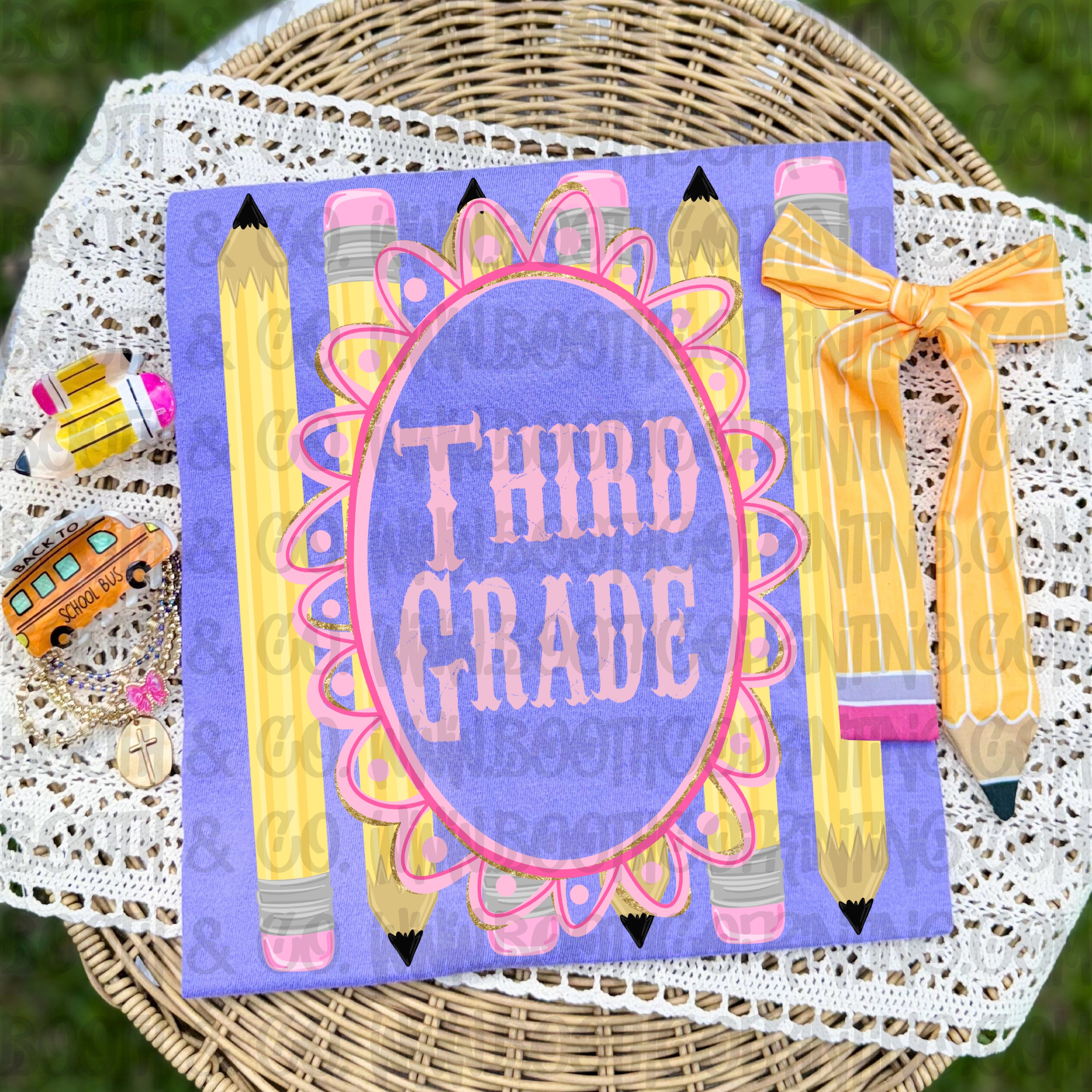 Pencil Grade Frames- Third Grade