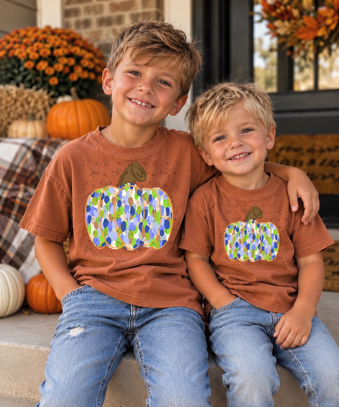 Single Colorful Pumpkin (boy)