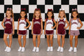 Gardendale Bow Set- Maroon and White