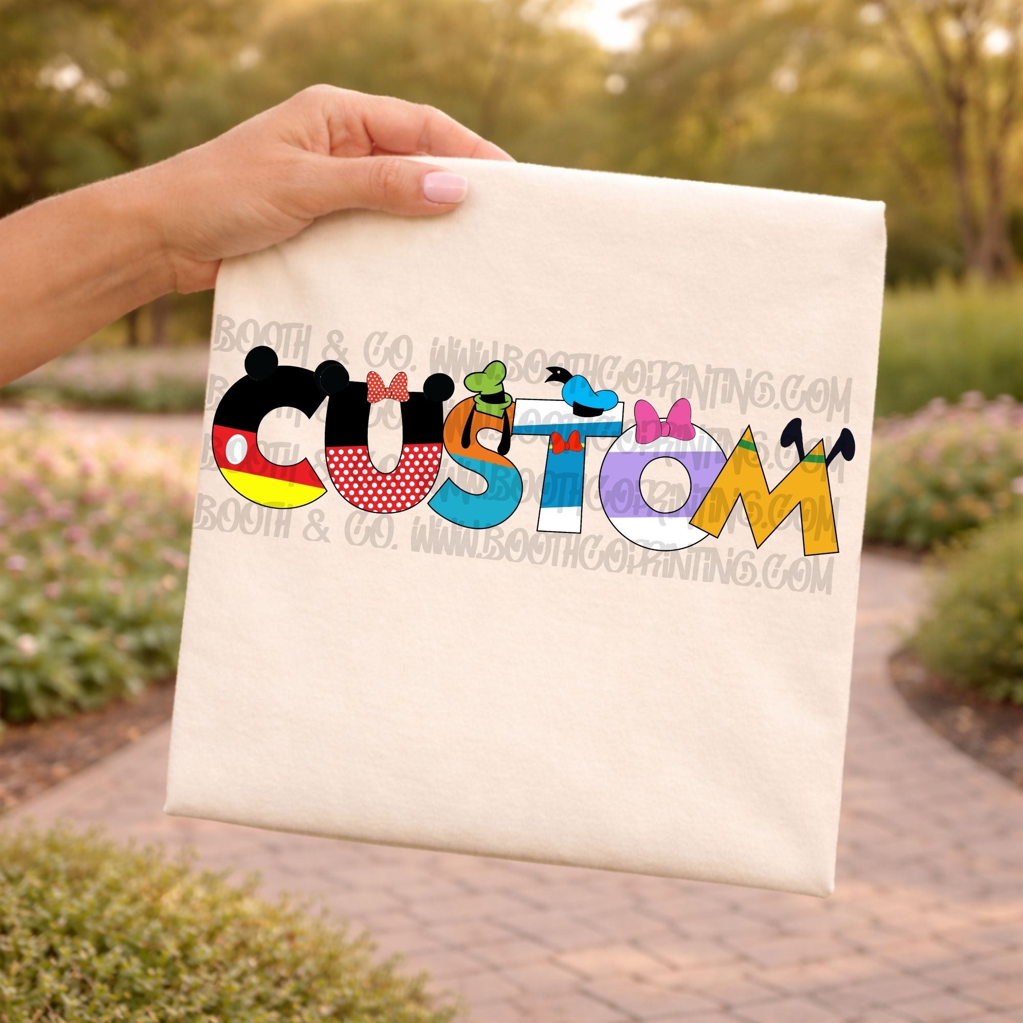 Mickey Clubhouse Character Custom-1 line