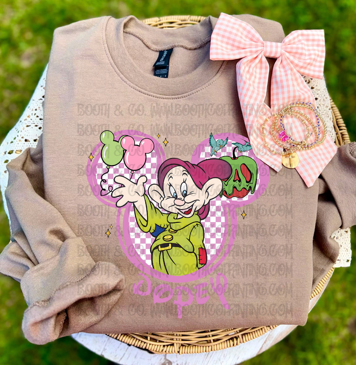 Snow White and The Seven Dwarfs Mickey Head- Dopey