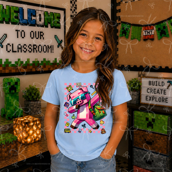 Minecraft Pig Dabs For School